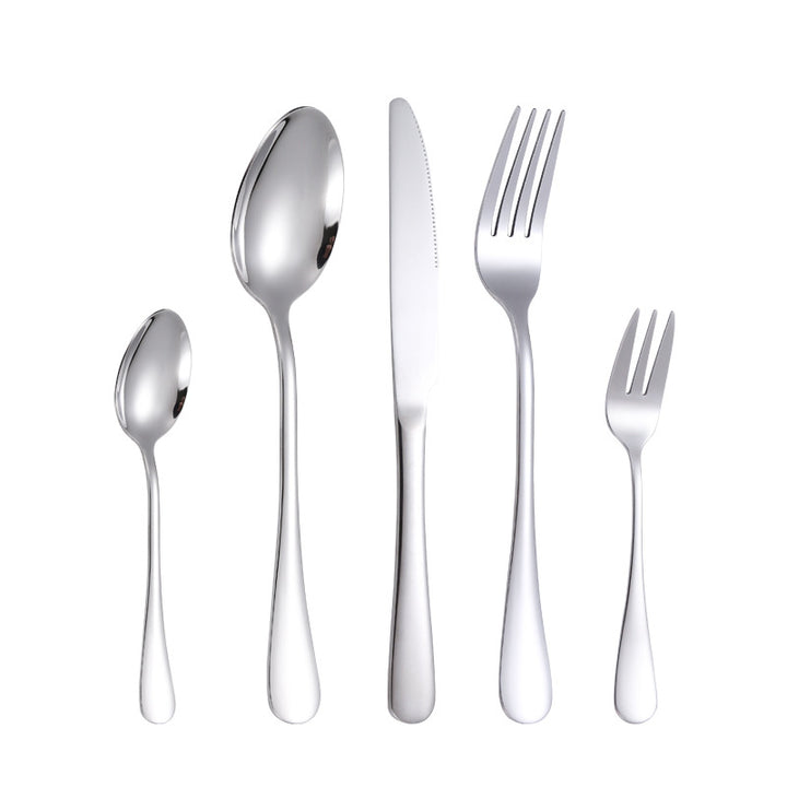 Elegant stainless steel cutlery set with ergonomic handle Stornfield