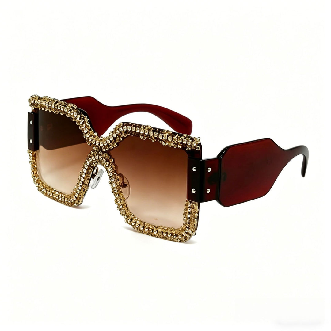 Women's fashionable safety glasses with unique crystal frame Stornfield