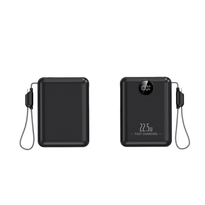 Portable power bank with LCD display and multifunctional connection options Stornfield