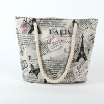 Beach bag with maritime shell motif Stornfield