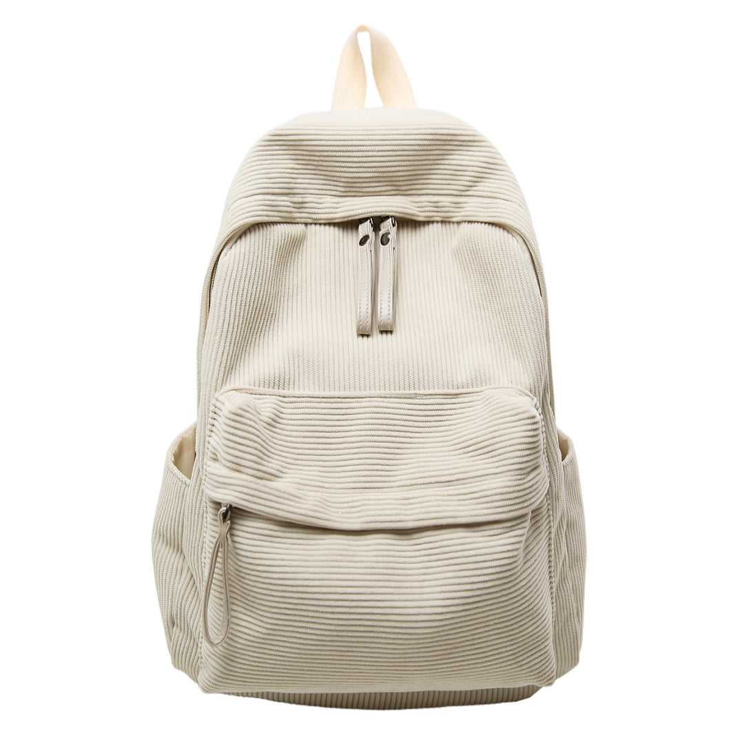 Textured Fabric Casual Backpack Stornfield