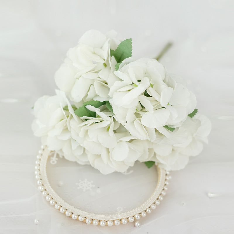Artificial Hydrangea Flower Bouquet