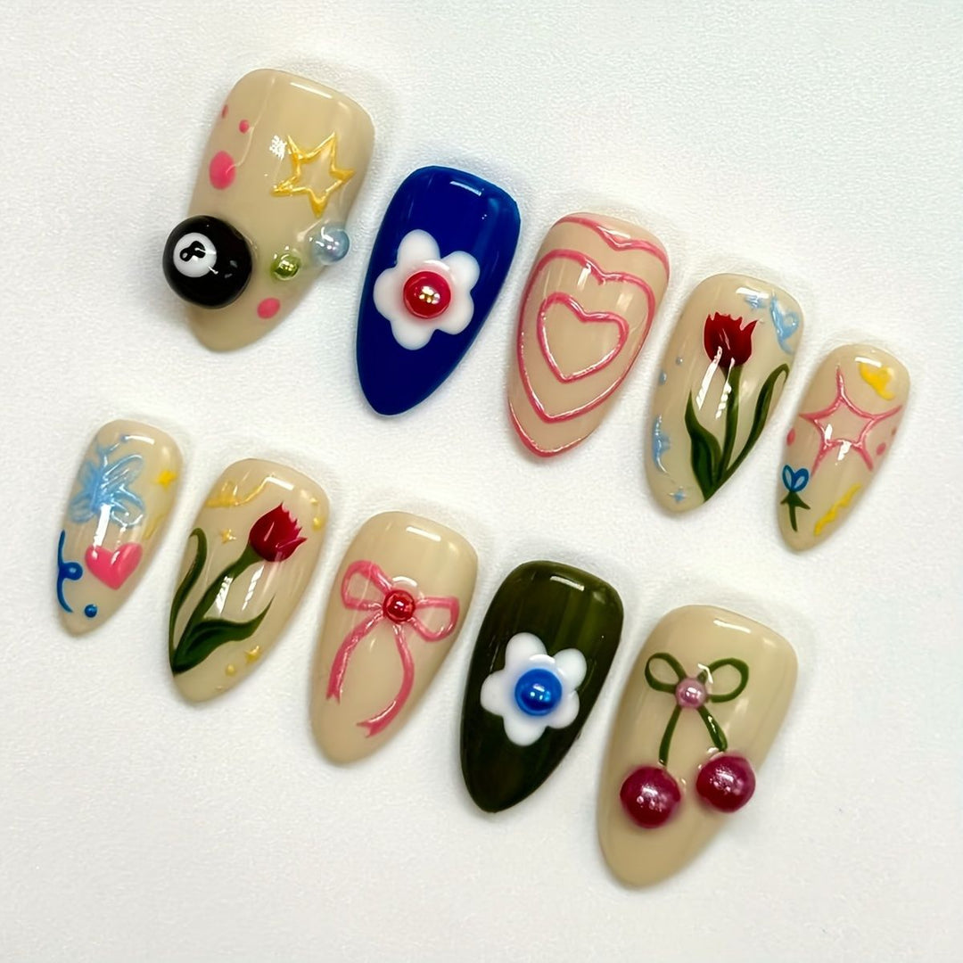 Artistic Gel Nail Art Design Stornfield