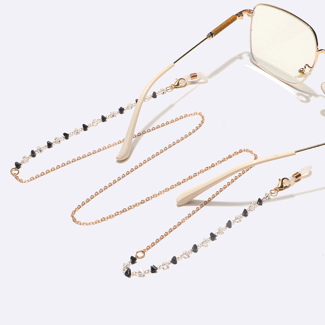 Fashionable Heart-Shaped Beaded Eyewear Chain Stornfield