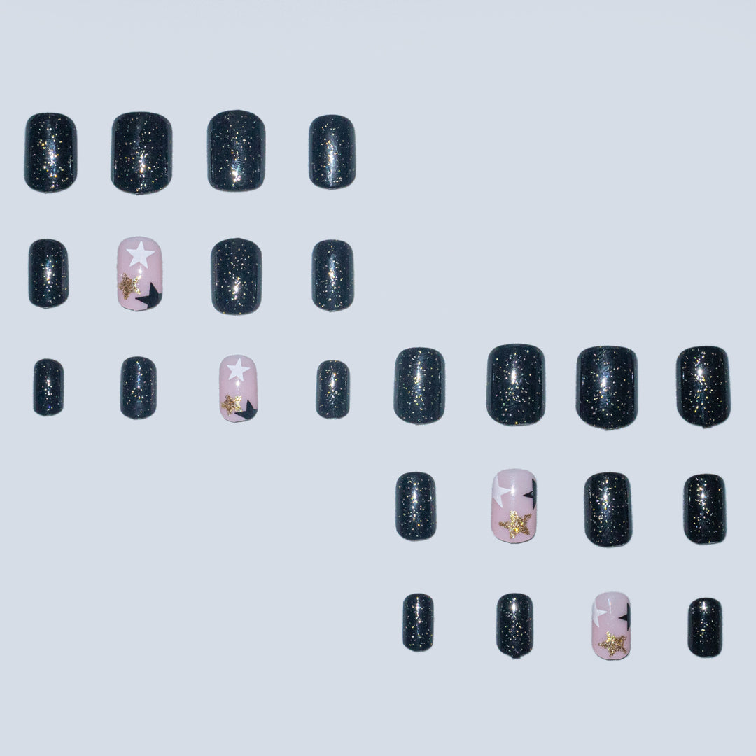 Sparkling Star-Themed Nail Art Kit