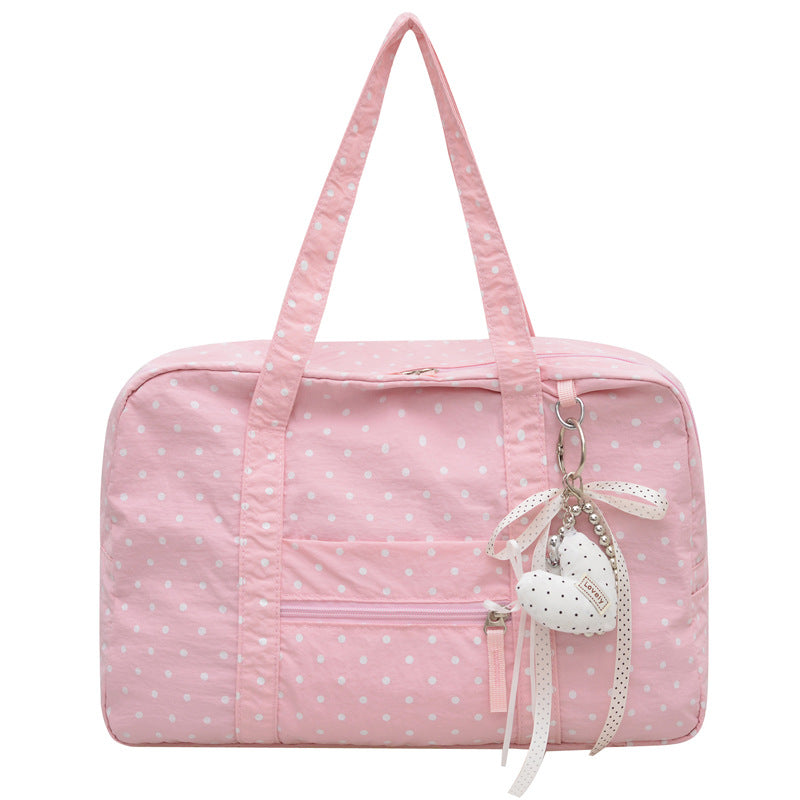 Stylish Polka Dot Travel Duffle Bag Stornfield