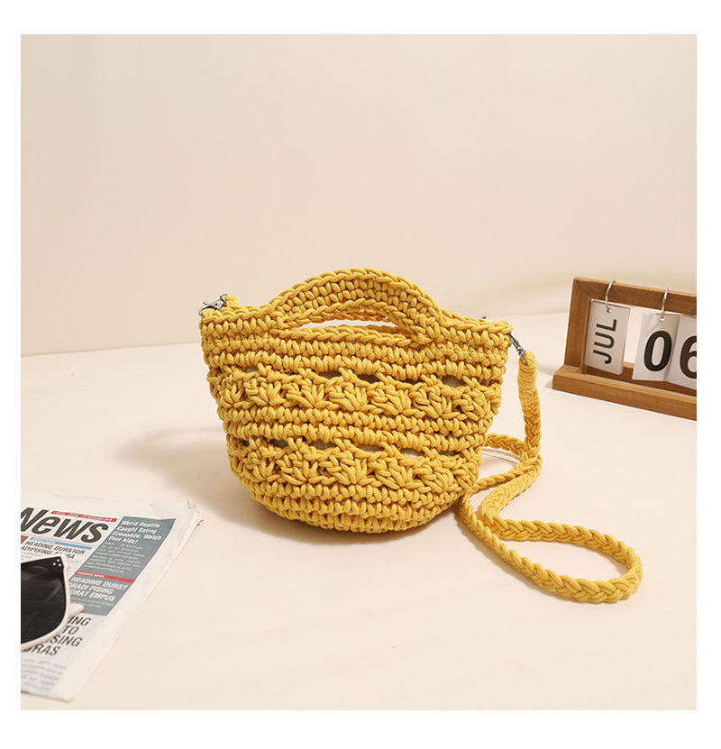 Playful macrame handbag with textured surface Stornfield