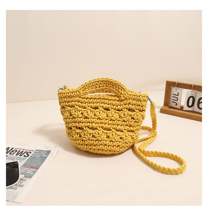 Playful macrame handbag with textured surface Stornfield