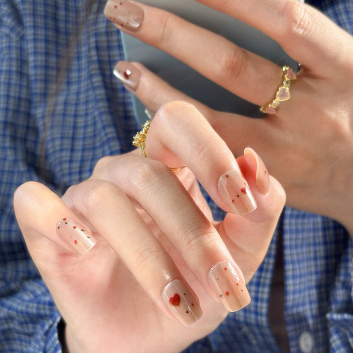 Artistic Floral and Minimalist Press-On Nails Stornfield