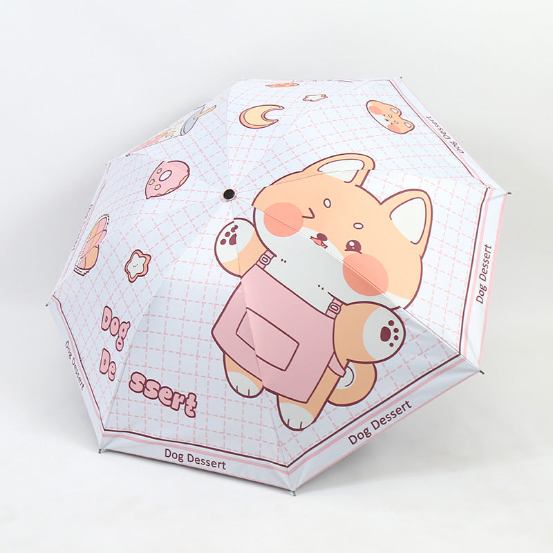 Women's Funny Foldable Umbrella with Cute Animal Design Stornfield