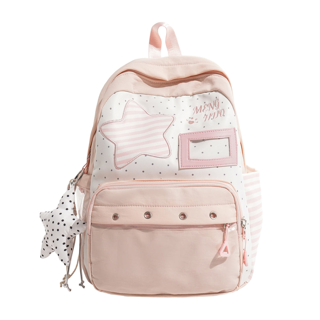 Playful Star-Embellished School Backpack Stornfield