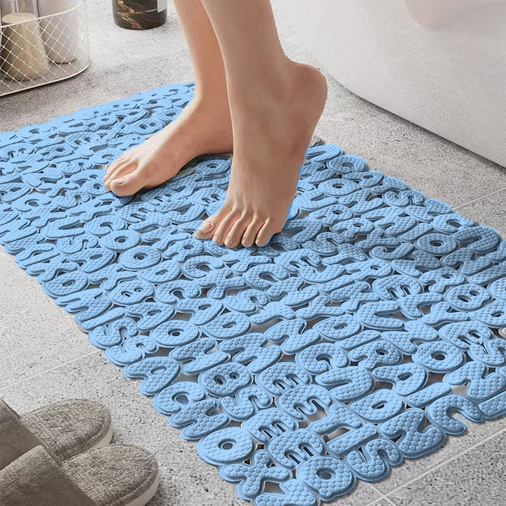 Creative Alphabet Texture Bath Mat Stornfield