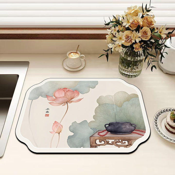 Decorative Kitchen Counter Mat