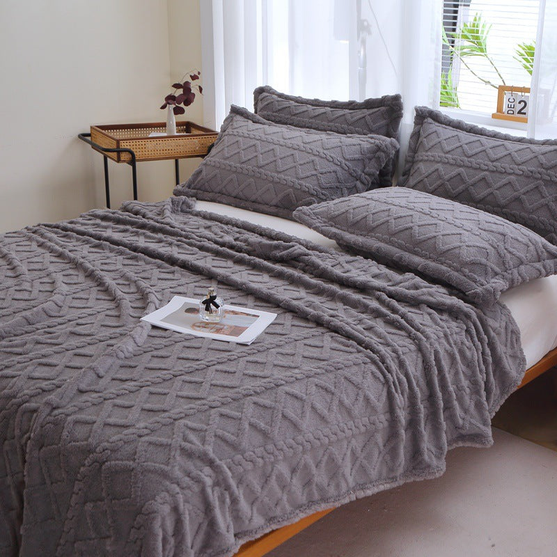 Textured Decorative Throw Blanket Stornfield