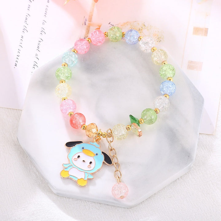 Playful bracelet with colorful glass beads Stornfield