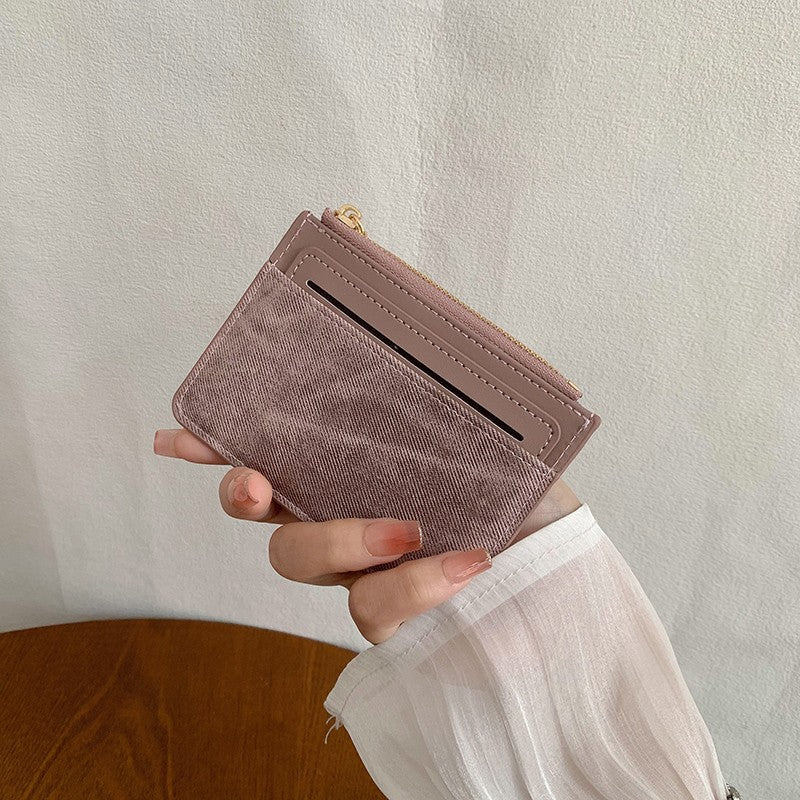 Multi-Pocket Zippered Cardholder Wallet