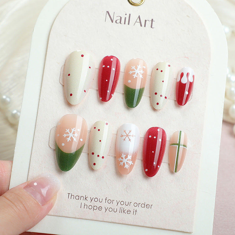 Festive Themed Press-On Nail Set Stornfield