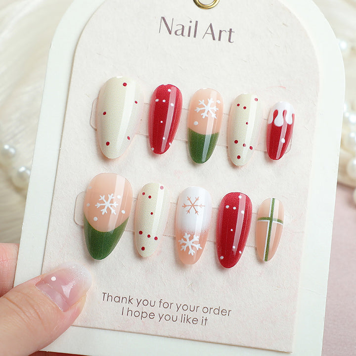 Festive Themed Press-On Nail Set Stornfield