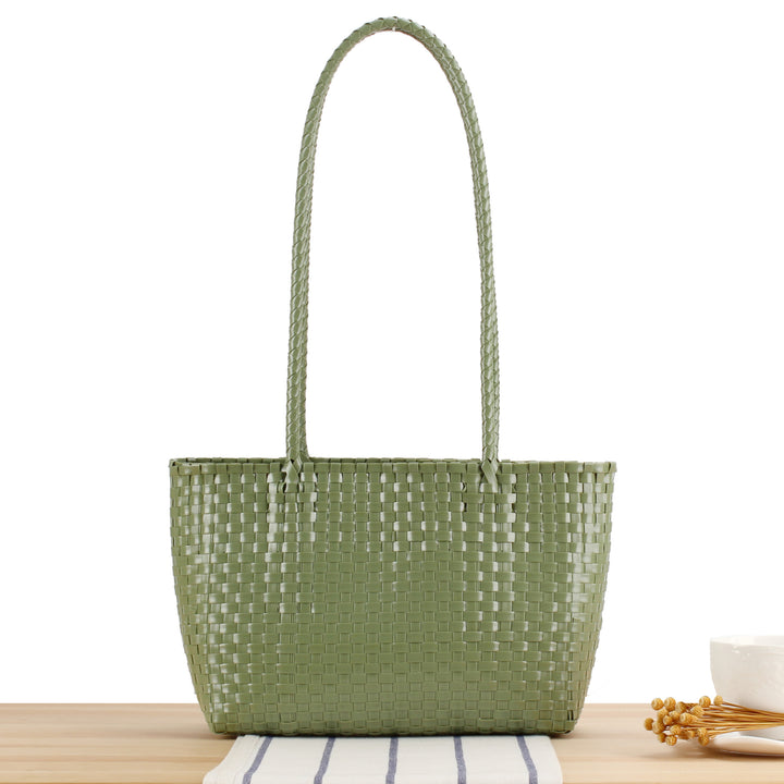 Handbag with Braided Design and Long Shoulder Straps Stornfield