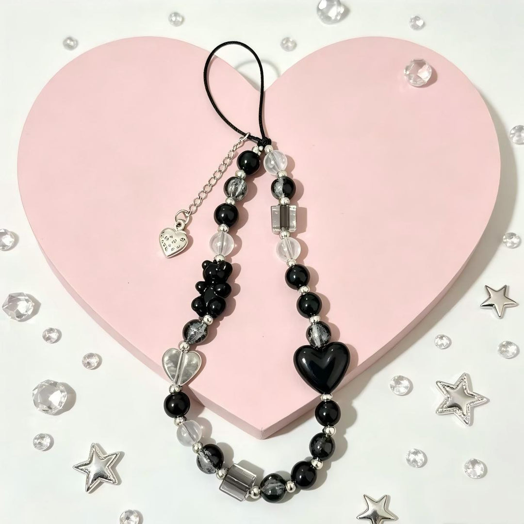 Heart-Themed Beaded Necklace Stornfield