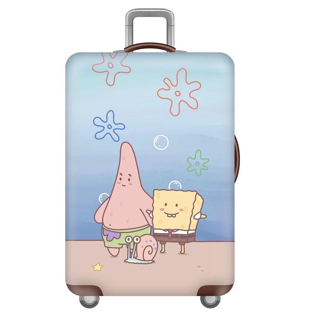 Unisex hard shell suitcase with colorful cartoon design Stornfield