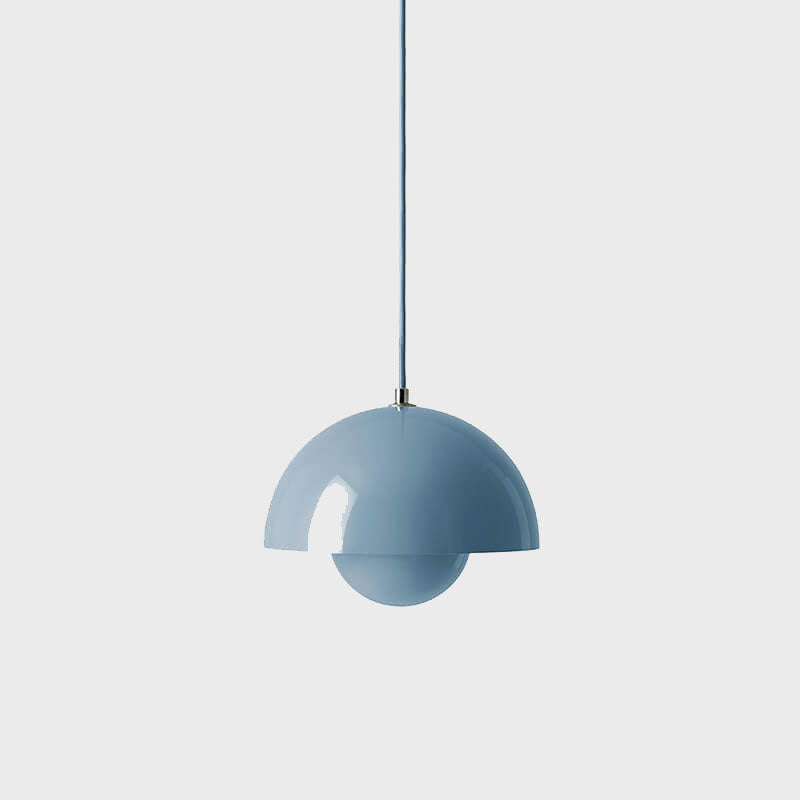 Scandinavian Pendant Light - Elegant 1-Light Semi-Round Lighting for Living Room and Bedroom | Stornfield