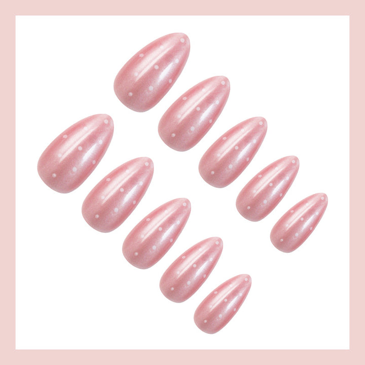Artificial nails with modern dot design Stornfield