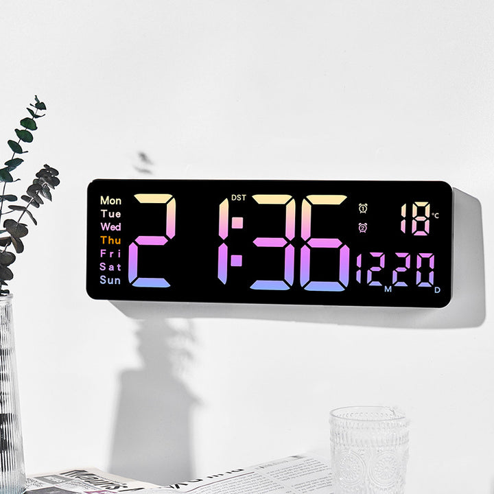 Funk alarm clock with large LED display and temperature display Stornfield