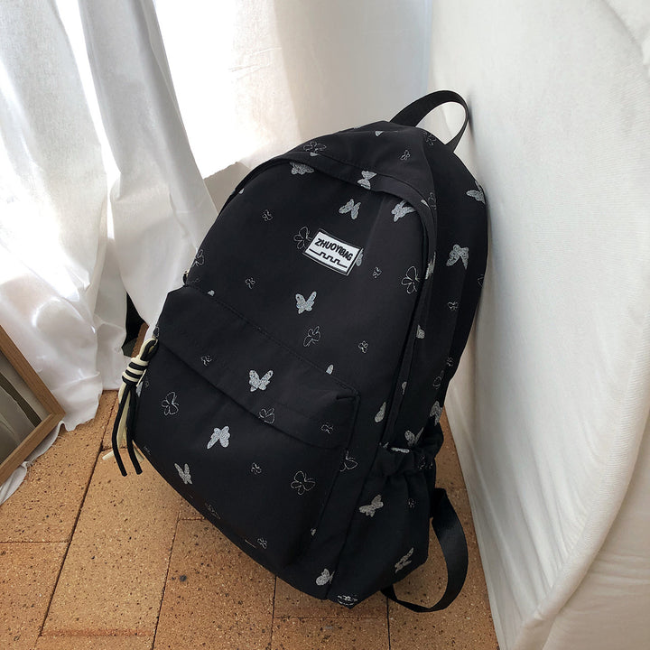 Butterfly Print Casual Backpack Stornfield
