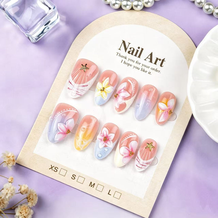 Artistic Floral Nail Art Tips Stornfield