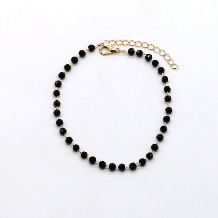 Black Beaded Anklet Stornfield
