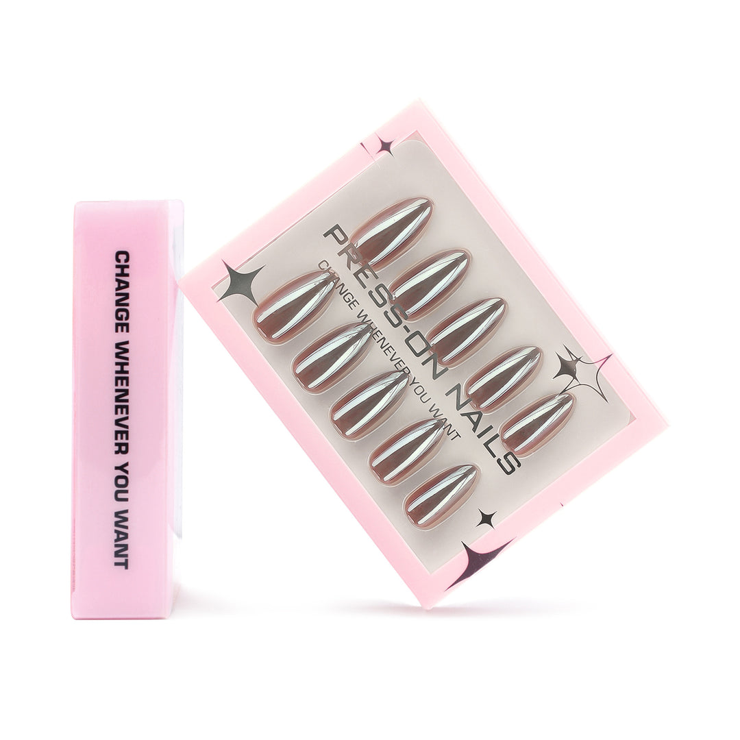 Artificial press-on nails with glossy finish Stornfield