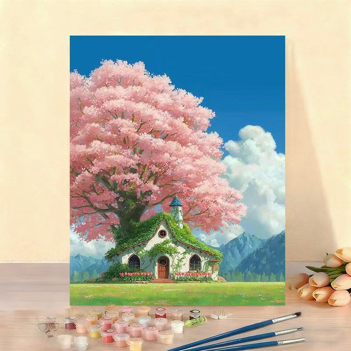 DIY Scenic Home Landscape Paint by Numbers Art Kit Stornfield