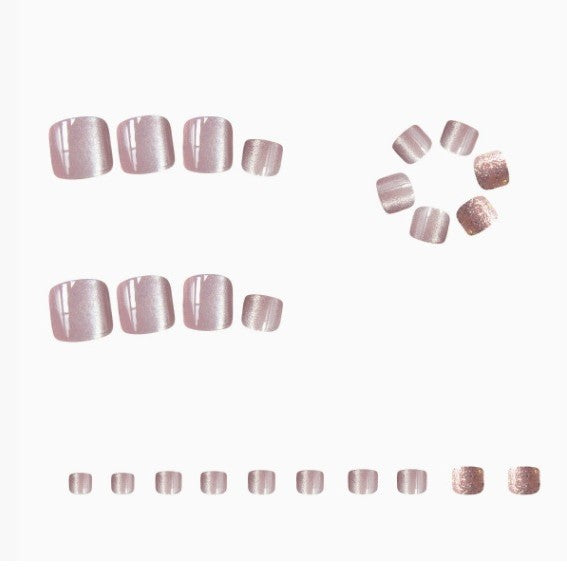 Decorative Glittered Toe Nail Art Stornfield