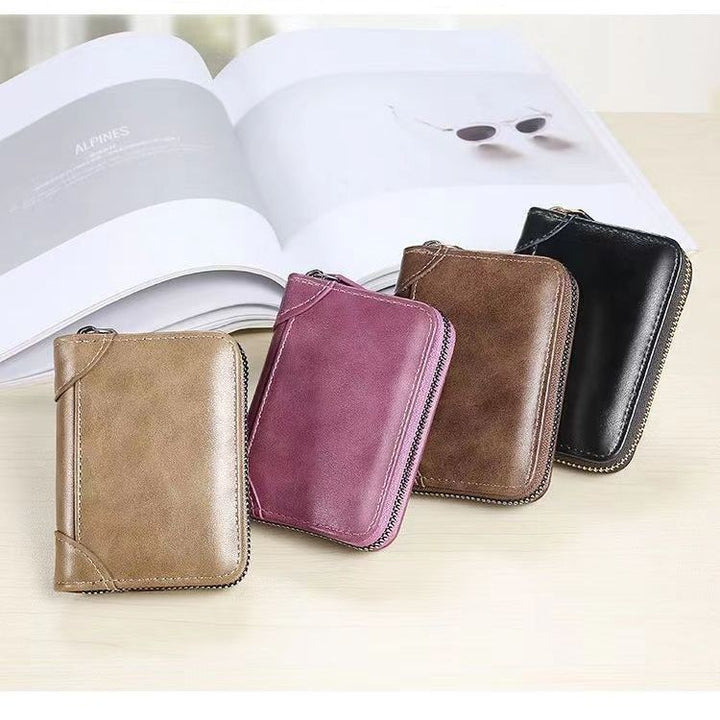 Premium Leather Zippered Wallet Stornfield