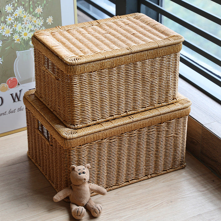 Natural Woven Storage Chest Stornfield