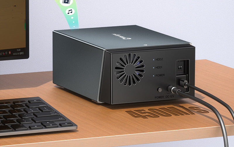 Dual-Bay Hard Drive Enclosure Stornfield