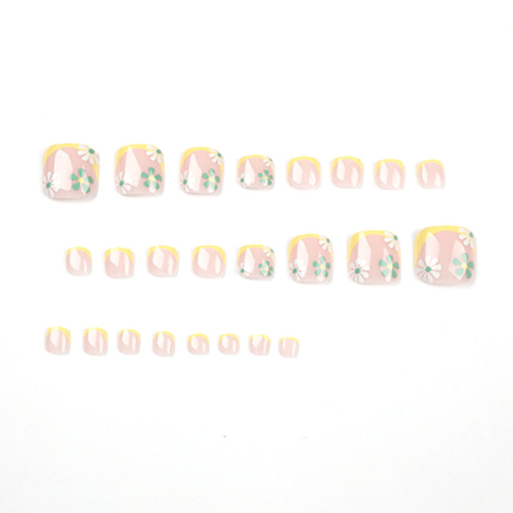 Creative toenail art with colorful flower accents Stornfield