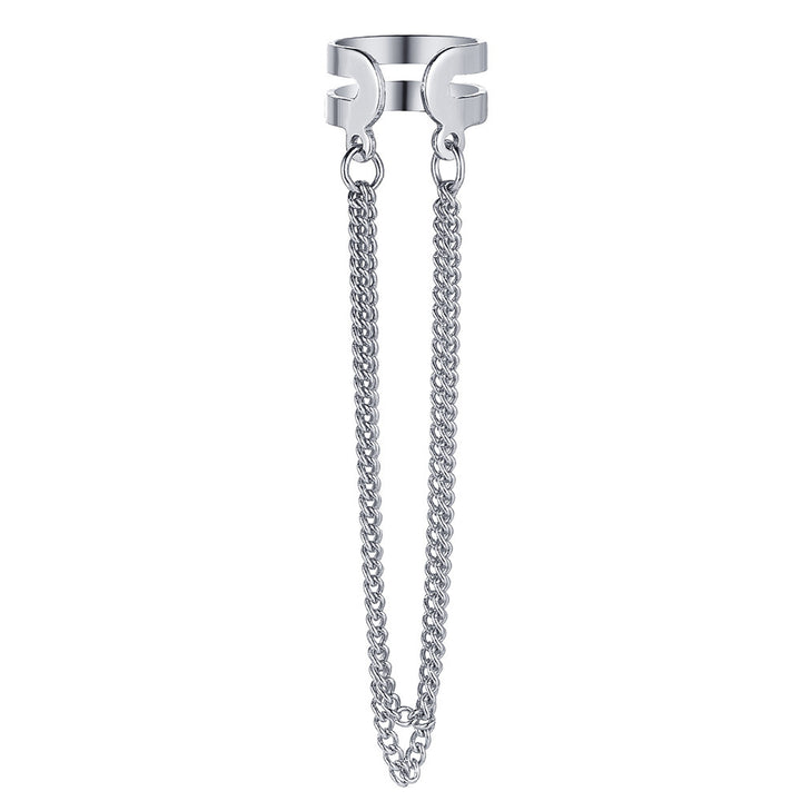 Fashionable chain ring with removable chains from Stornfield