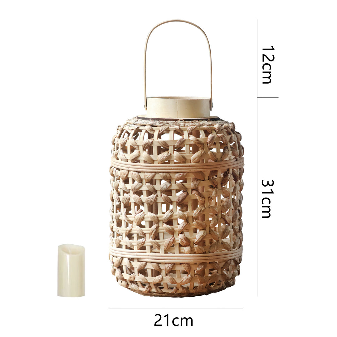 Decorative Rattan Lantern Stornfield