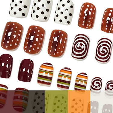 Artistic Patterned Nail Art Enhancements Stornfield
