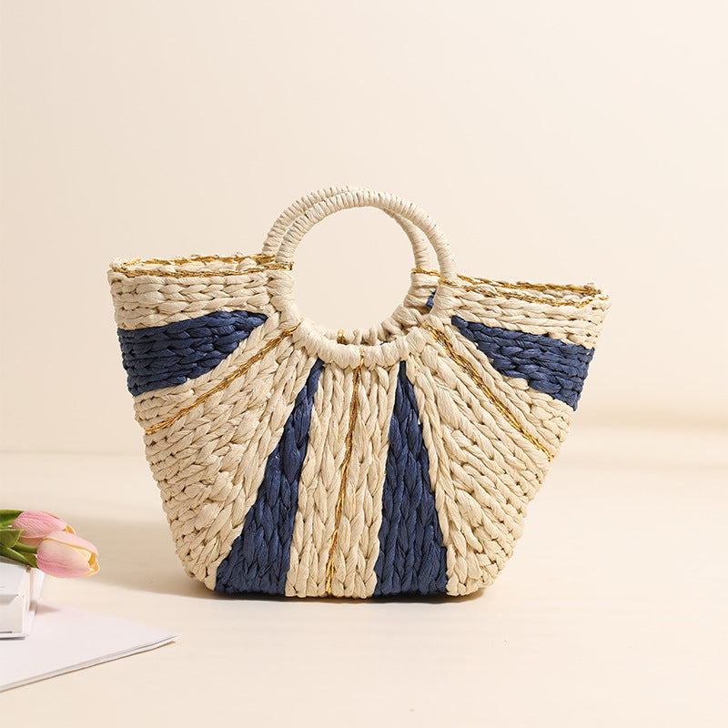 Handcrafted basket bag in modern design Stornfield