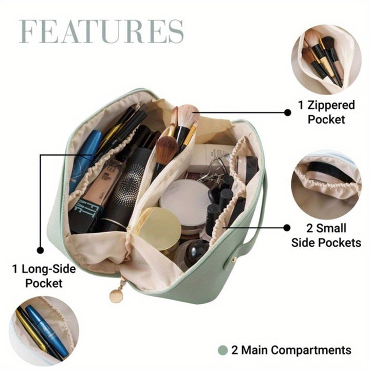 Elegant Cosmetic Bag Made of Artificial Leather Stornfield