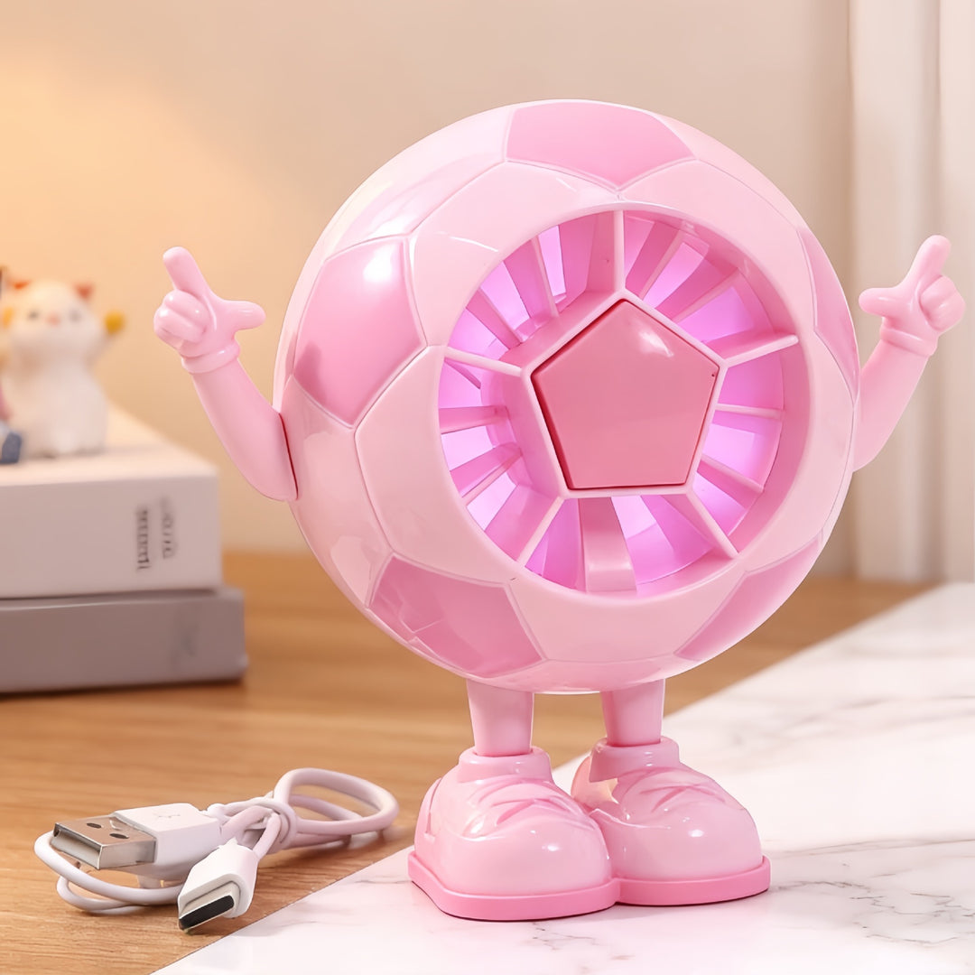 Women Creative Table Fan in Soccer Motif Stornfield