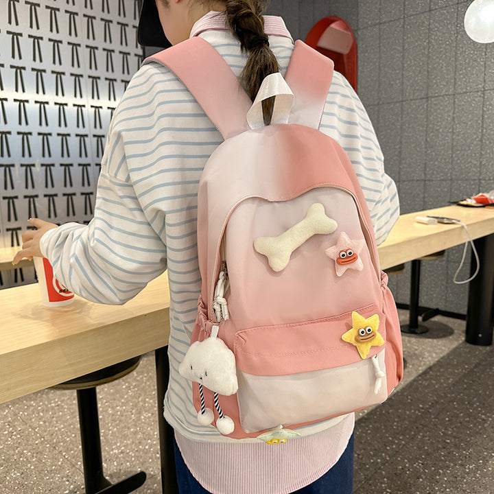 Playful Character Embellished Backpack Stornfield