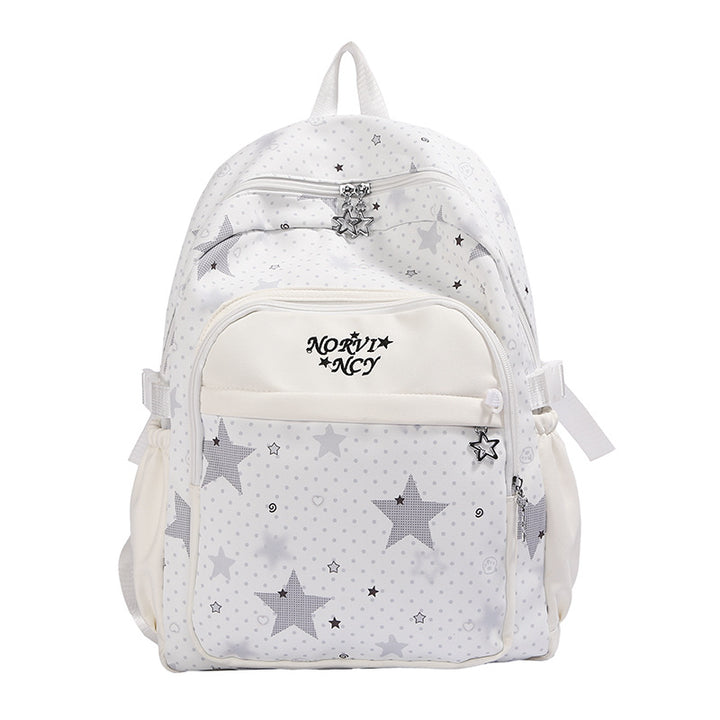 Stylish Star-Print Backpack Stornfield