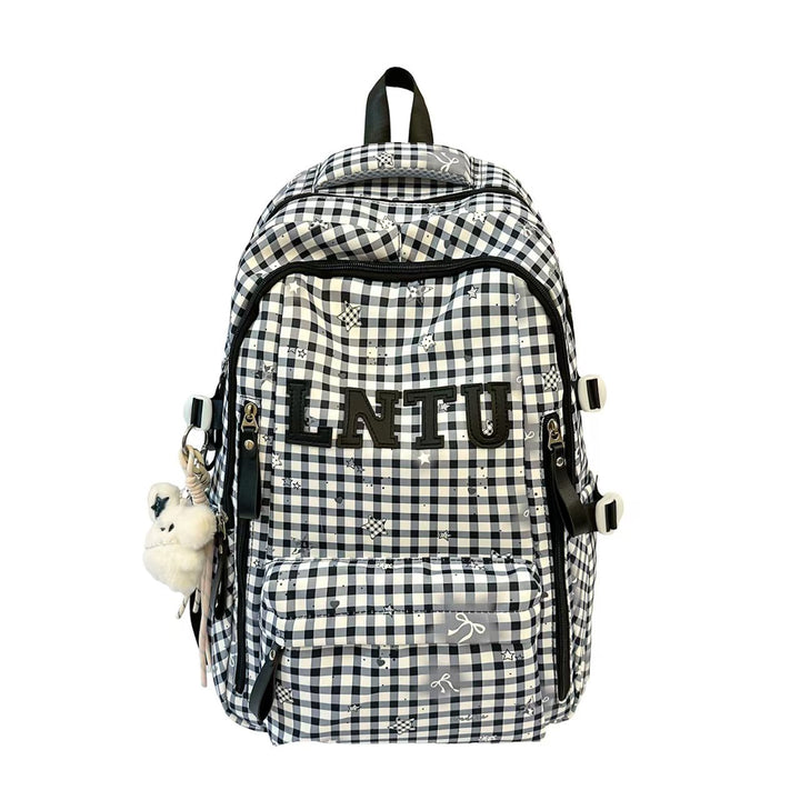 Stylish Checkered Backpack Stornfield