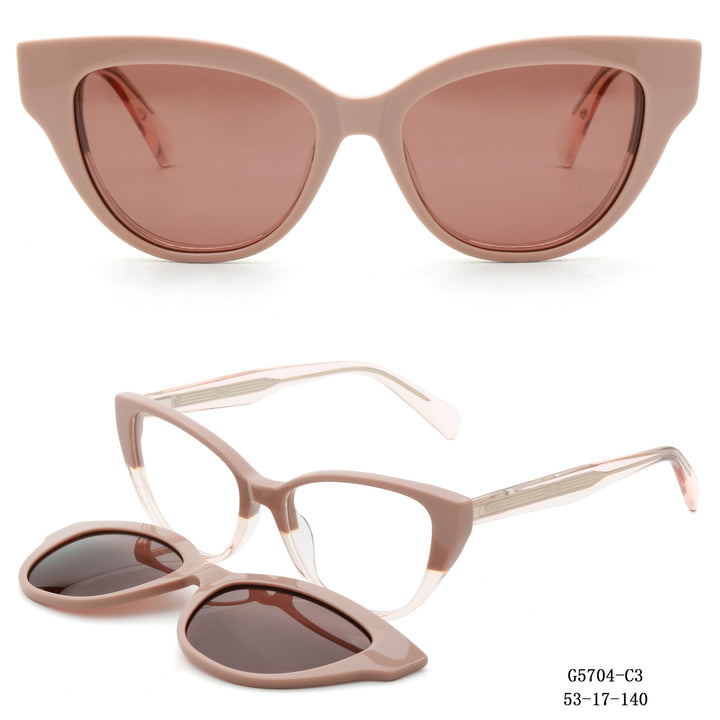 Women's Cat-Eye Sunglasses with Removable Lenses Stornfield