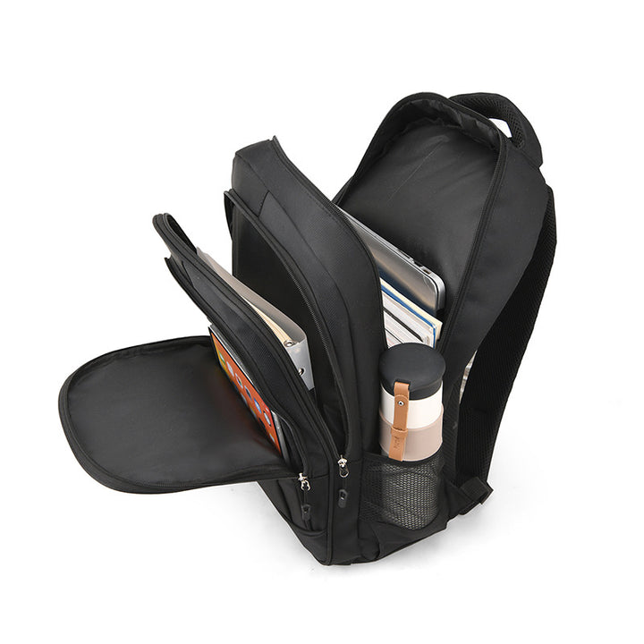 Leisure backpack with ergonomic design and multifunctional compartments Stornfield
