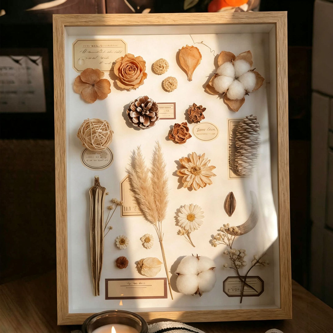 Botanical Shadow Box Art Frame